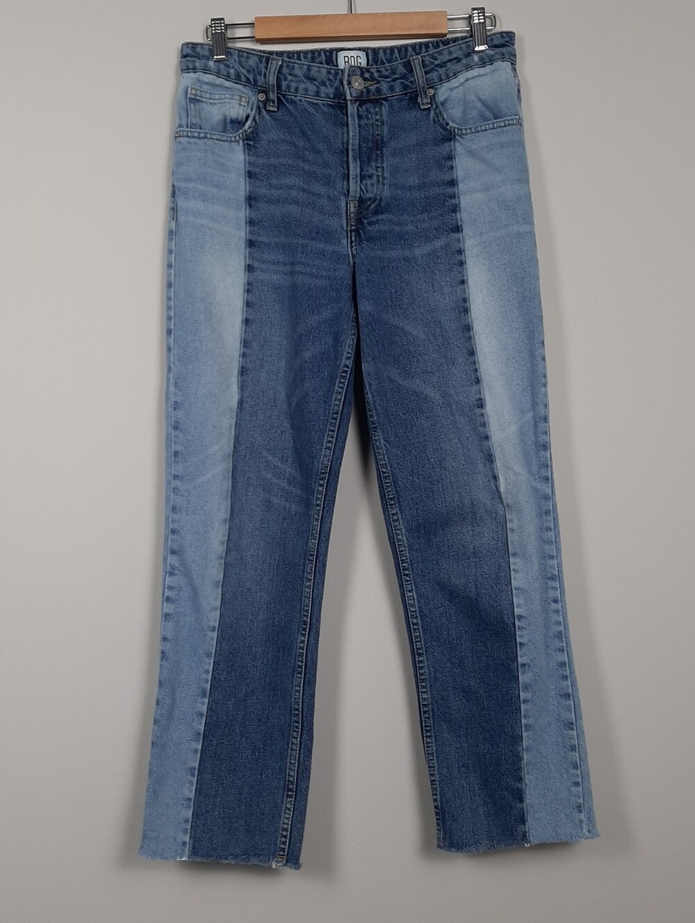BDG Jessye 100% Cotton Blue Color Block Size 29